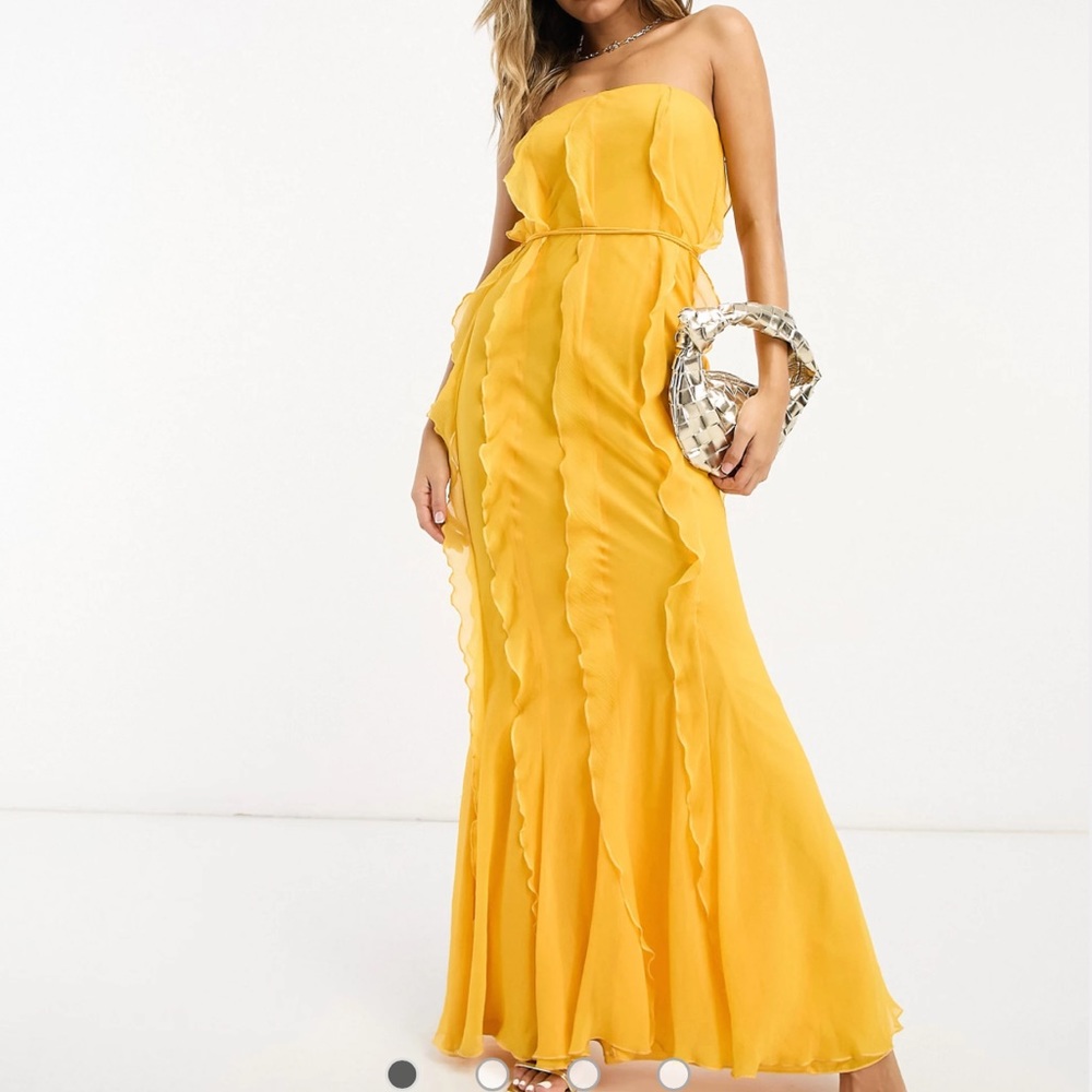 NEW! Bandeau Ruffle Dress!!